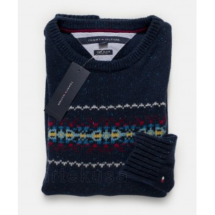 TOMMY HILFIGER SWETER MESKI CREW NECK 